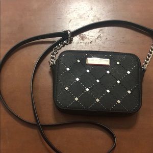 •SOLD• Sm Michael Kors Crossbody black with silver